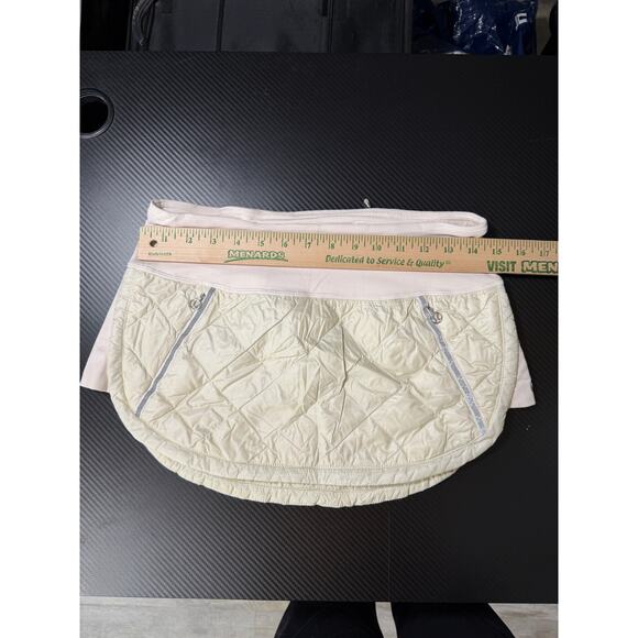 Lululemon Hot Cheeks Puffer Skirt Goose Down Size 6 Quilted Insulated Ivory - Picture 4 of 8